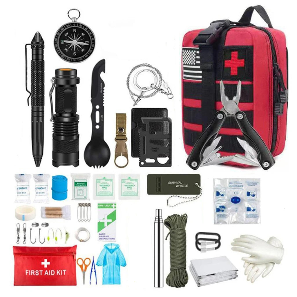Survival First Aid Kit – Full Molle Emergency Trauma Bag for Camping & Hiking